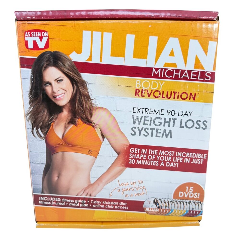 Jillian Michaels Body Revolution - Complete 15 DVD set In Box